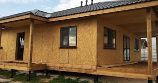Одноэтажный дом из панелей под ключ в Городце - Строй-Грд от 135161 рублей
