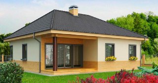 Строительство одноэтажных домов Городец цена от 23914 руб. м2